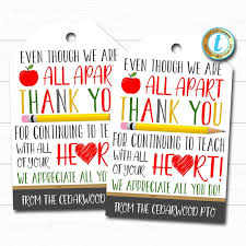Virtual Teacher Appreciation Week Gift Tag Thank You Gift Etsy In 2020 Teachers Appreciation Week Gifts Teacher Appreciation Gifts Diy Teacher Appreciation Week