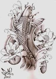 Koi Fish Tattoo Sketch Koi Fish Tattoo Koi Tattoo Sleeve Koi Tattoo