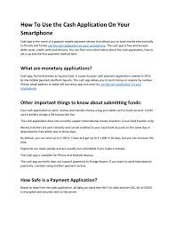 Requires a wireless signal or mobile connection. How To Use The Cash App On Your Smartphone By Asif Javed Issuu