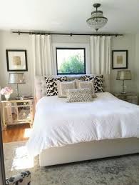 Image Result For Off Centered Window Behind Bed Small Master Bedroom Master Bedrooms Decor Home Decor Bedroom