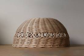 Browse our beautiful nz selection online to buy your next rattan pendant light. Handwoven Natural Rattan Fishtail Lampshade Made To Order Felt