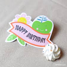 Free printae happy birthday cake topper. Free Printable Happy Birthday Tag Birthday Cake Topper Printable Birthday Tags Happy Birthday Tag