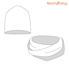 Du hast eine vorstellung von einem kleidungsstück und kannst es nirgends kaufen? Freebook Beanie Und Loop Biene Hummelhonig