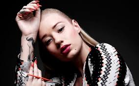 Iggy got the tatt years ago when they were dating. Women Model Blonde Brown Eyes Tattoo Red Lipstick Iggy Azalea Hd Wallpapers Desktop And Mobile Images Photos