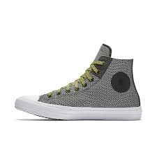 Black And Yellow Converse Chuck Taylors Chuck Taylor All Star 2 Woven Hi Black White Yellow In 2020 Top Shoes For Men Yellow Converse Converse