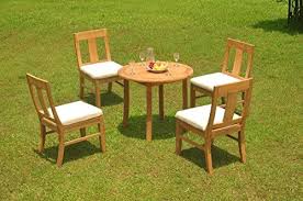 Wholesaleteakfurniture Grade A Teak Wood 4 Seater 5 Pc Dining Set 36 Outdoor Furniture Sets Teak Wood Chair Set