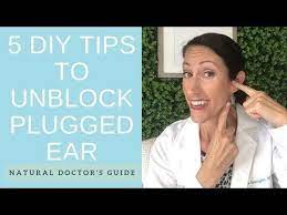 How To Unblock Your Ears Unclog A Clogged Ear How To Drain Your Fluid Filled Ear Youtube Clogged Ear Remedy Unclog Ears Clogged Ears