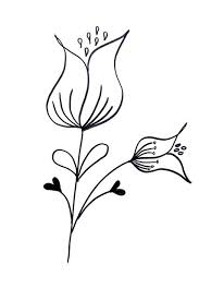 The lotus plant has a distinct flower made of a central pod leading out to large, gorgeous petals. Lettering Line Drawing Motivation How To Draw Flowers 39 Simple Flower Drawing Flower Drawing Pretty Flower Drawing