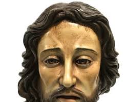 Large Hand Carved Wood Holy Family Nativity Joseph Mary Baby Jesus Wooden  Carving Figurine Catholic Statue Religious Decor Vintage Christmas