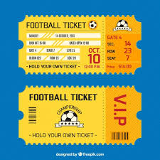 Use this tool to create a fifa ultimate team (fut) card. Football Ticket Card Nohat Free For Designer