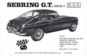 Mg Sebring Gt 1967 Mgb Gt