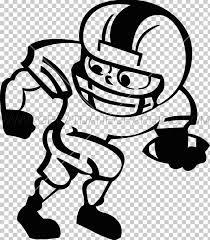 Under the head, draw a short, curved shape for the neck. Cartoon American Football Football Player Drawing Png Clipart American Football Player Art Artwork Ball Black Free