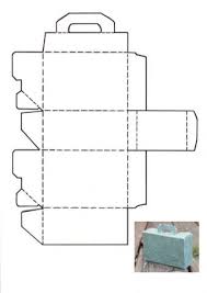 Koffer Bastelfrau Koffer Basteln Geschenkbox Basteln Diy Karton