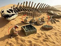 Is the Taklamakan giant skeleton a prehistoric fossil?