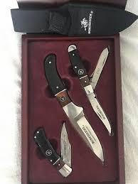 Winchester ammunition manufactures ammo for all shooting activities including hunting, sport, target and personal defense. Winchester 3 Pc Knife Set 2007 Limited Edition Original Presentation Box 12 90 Picclick