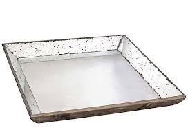 Kate and laurel celia round metal foldable tray accent table, 14x14x25.75, gold. Mirrored Ottoman Tray Ideas On Foter