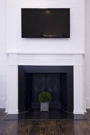 Black And White Fireplace Hotel Royal French Quarter Hotel Group Imagery Brick Fireplace Brick Fireplace Makeover Painted Brick Fireplace