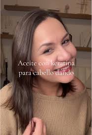 Aceite de Keratina para Cabello Dañado: Día 1 de Uso