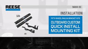 Check spelling or type a new query. Installation 56034 53 Reese Outboard Fifth Wheel Mounting Kit On 2016 Ford F 150 Youtube
