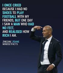 , nicknamed zizou, is a french professional football coach and former player. Zinedine Zidane Mindset Facts