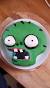 Peashooter Plants Vs Zombies Cake