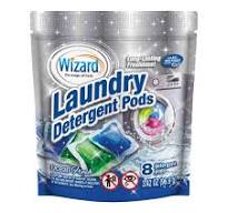 Buy Wizard Laundry Detergent Pods - Ocean Fresh, 8 ct from ...