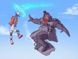 Vinegar And Soda On Twitter Day 18 Sky 31daysofapex Apexlegends Apexlegendsfanart Fanart Wattson Gibraltar