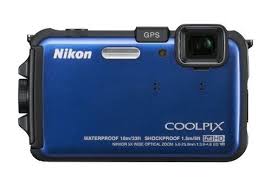 Nikon Coolpix Aw100 16 Mp Cmos Waterproof Digital Camera With Gps And Full Hd 1080p Video Blue Waterproof Digital Camera Digital Camera Compact Digital Camera
