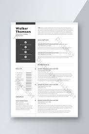 Clean, modern and professional resume and letterhead design. A4 Resume Template Made With Adobe Photoshop Cc Psd Free Download Pikbest