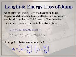 Hydraulic Jump Drop Off