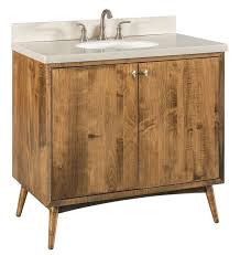 Yes, this cabinet took only 3 simple steps to go from builder grader. 36 Mid Century Modern Bathroom Vanity From Dutchcrafters Amish