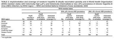 implementation of newborn hepatitis b vaccination