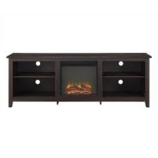 An 18 wide electric fireplace insert included with remote control and on/off control, 3 changeable flame colors, temperature control, timer setting, and dimmer. 70 W Trends Deigo Fireplace Tv Stand Espresso Bjs Wholesale Club