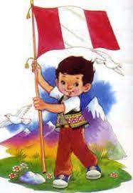 La bandera, como parte de los símbolos patrios, durante la época de las guerras de independencia, era un distintivo muy importante. Bandera De Peru Para Ninos Peru Mi Pais
