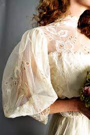 1970s Wedding Dress Edwardian Style 70s Edwardian Style Embroidered Lace Gown Edwardian Fashion 1970s Wedding Dress Fairytale Dress