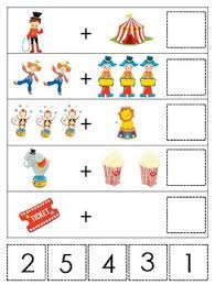 You can find an assortment of printable reading wo. Circus Themed Math Addition Game Printable Preschool Game By Teach At Daycare