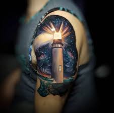 Light skin men will prefer the dark design ink of the lighthouse tattoo on the upper left arm. 3 Reasons To Get Lighthouse Tattoo Lighthouse Tattoo Meaning Tattooswin