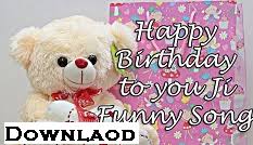 Houwsbaby happy birthday teddy bear interactive animated stuffed animal singing musical plush electric toy with cupcake and glow candle gift for kids girls boys holiday,. Happy Birthday To You Ji Funny Song Download