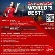 Explore the 515 jobs vacancies in malaysia and apply online. Airasia Cabin Crew Walk In Interview March 2018 Better Aviation