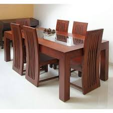 It's hard to imagine a home without the quintessential dining table, a place. 6 Seater Wooden Dining Table Rs 20000 Set Decor Design Unit Of Inayah International Id 19963084788