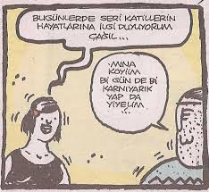 Karniyarik Karikatur Seri Katiller Mizah
