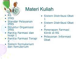 2 sks ( t ) penempatan : Farmasi Rumah Sakit Ppt Download