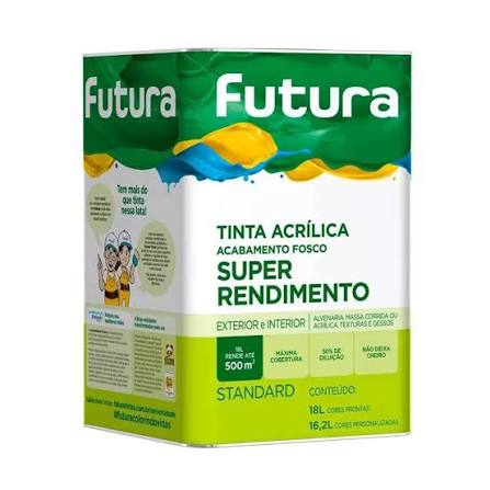 Super Rendimento Std Branco 18 L Futura Futura Tintas