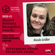 Student Wellness Services Announces 2020-21 Awards