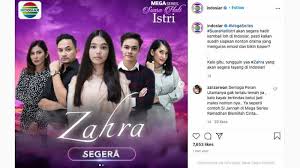 Aku harus bersabar menghadapi sisi lain suamiku. Zahra Indosiar Mirip Inayah Pria Poligami Nikahi Pacar Anak