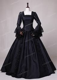 Black Ball Gown Theatrical Victorian Gown D3003 D Roseblooming Victorian Gown Black Ball Gown Black Victorian Dress