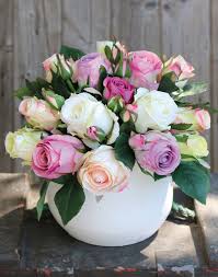 Wildflowers are so budget friendly! Artificial Bouquet Of Wild Roses 24 Flowers 28 Cm Beige Rose