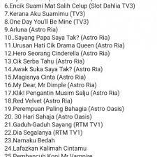 Maybe you would like to learn more about one of these? Drama Adaptasi Novel Yang Bersiaran Tahun 2017
