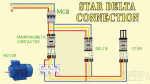 Lebih dari itu, alat seperti itu besar dan sulit. Star Delta Power Wiring Connection 3 Phase Motor Diagram Youtube