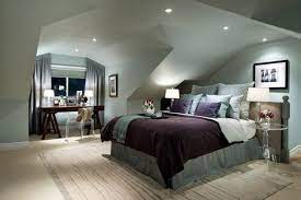 26 Brilliant Bedroom Designs Ideas With Sloped Ceiling Contemporary Bedroom Attic Bedroom Designs Elegant Home Decor